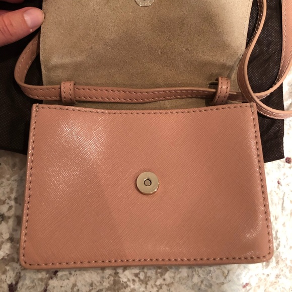 Coccinelle Cross Body Small Pink Clutch - Picture 4 of 10